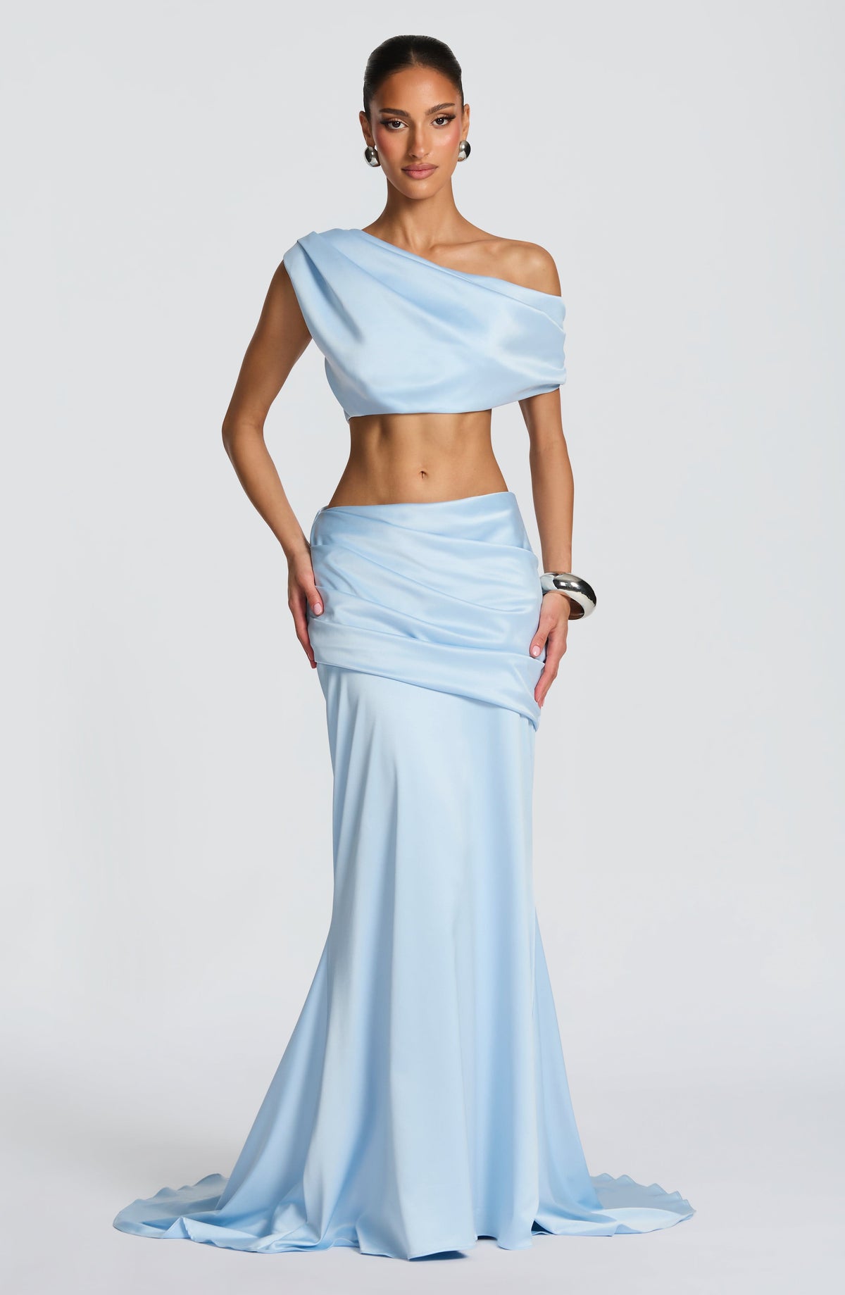 Edwyna Top in Glacier Blue