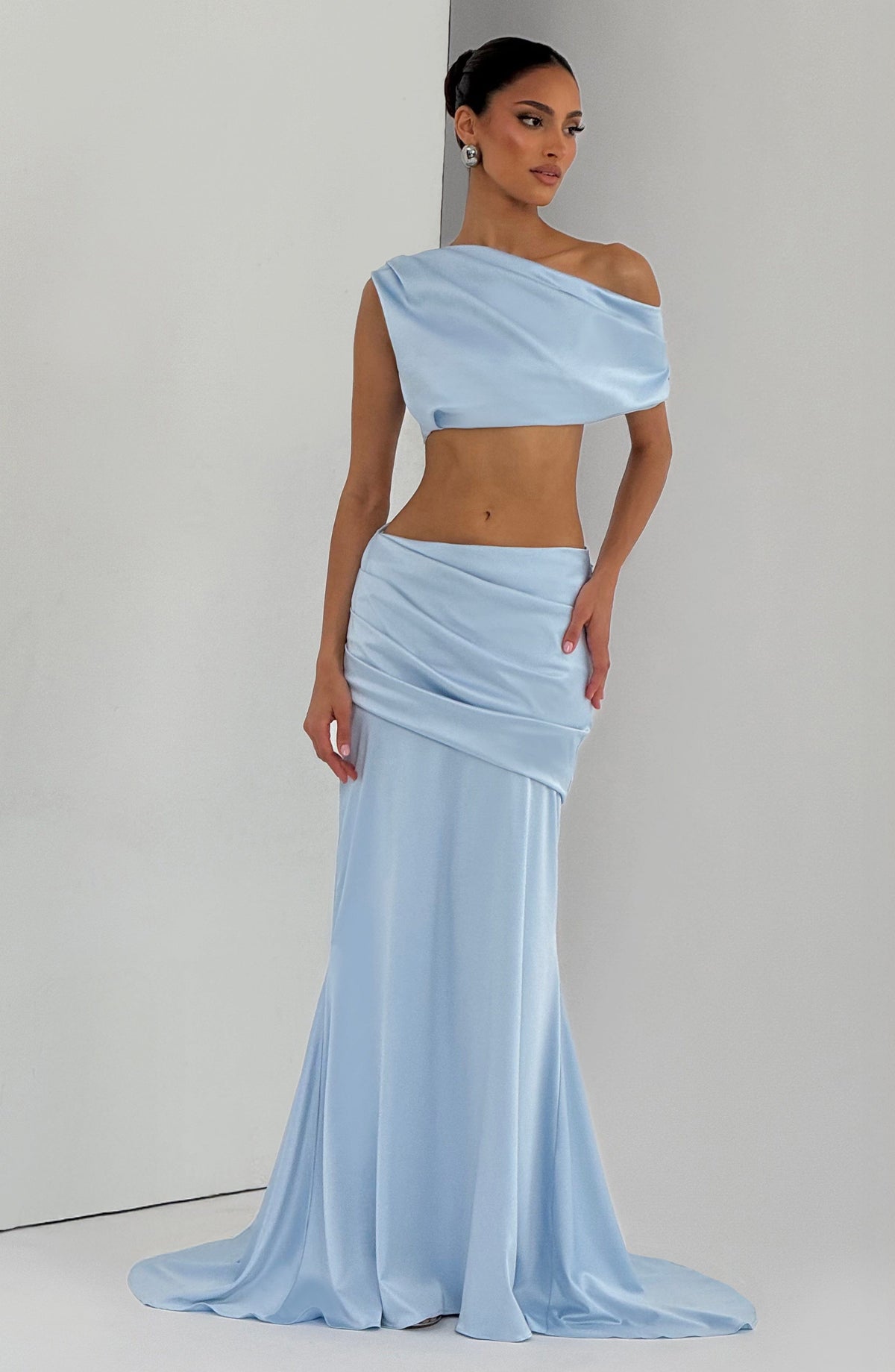 Edwyna Top in Glacier Blue