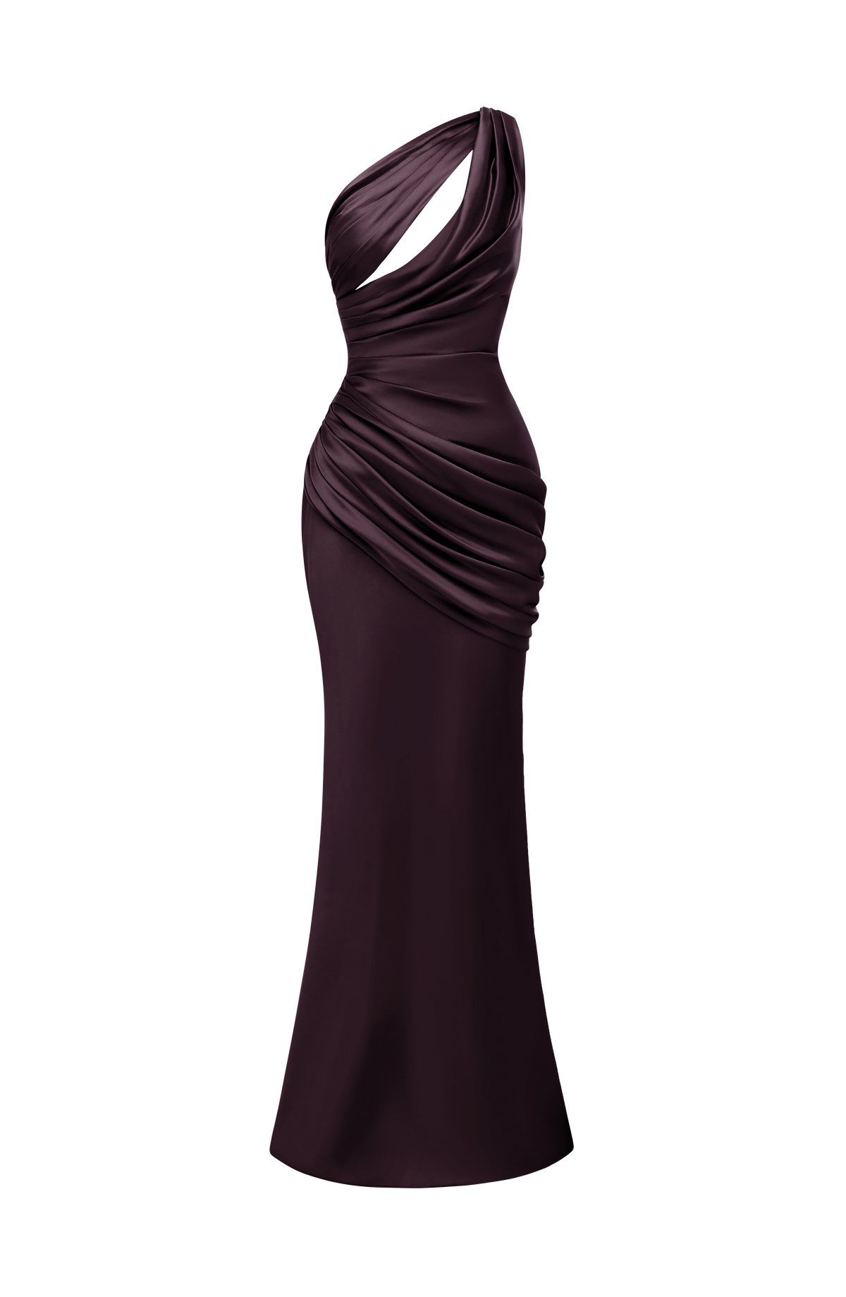 Elmira Maxi Dress in Plum