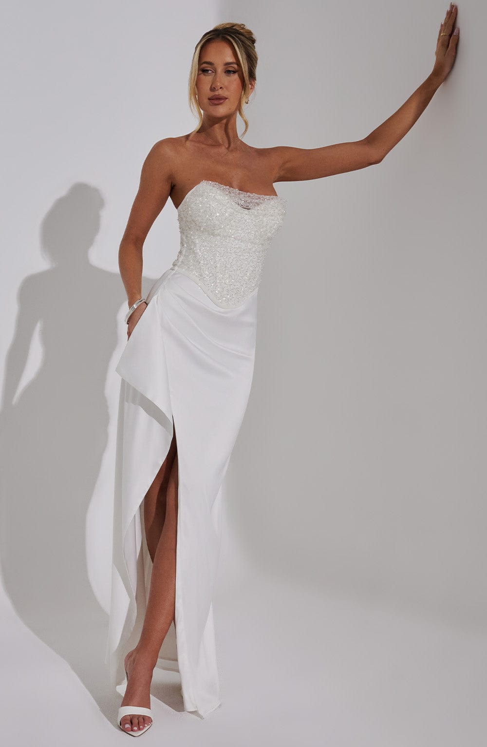 Emriella Maxi Dress in Ivory