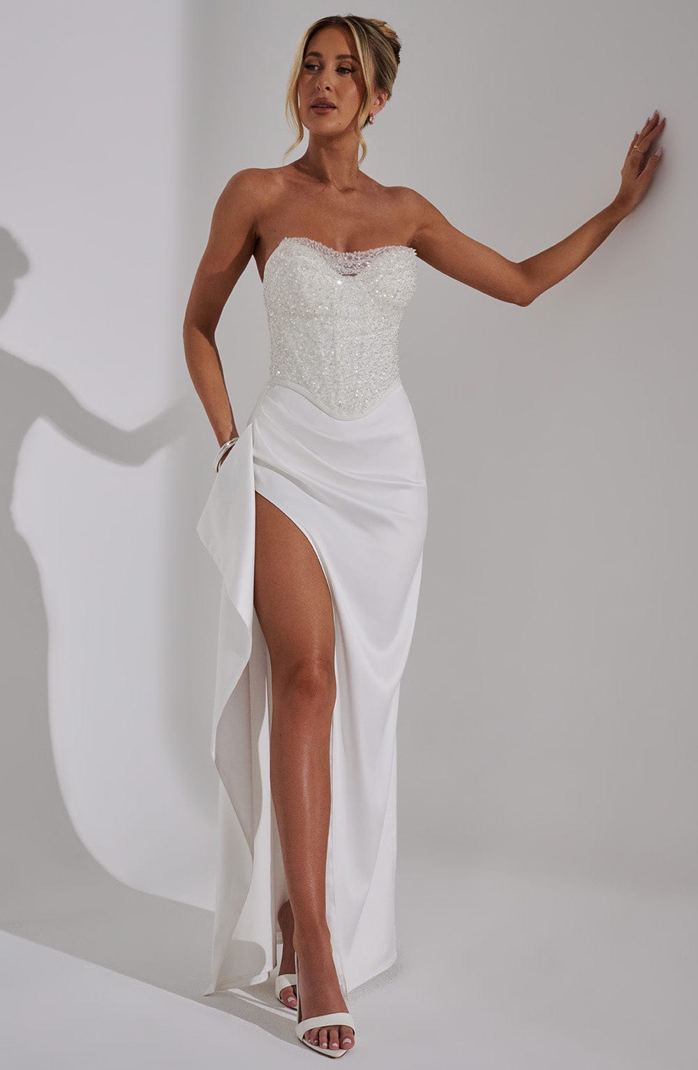 Emriella Maxi Dress in Ivory