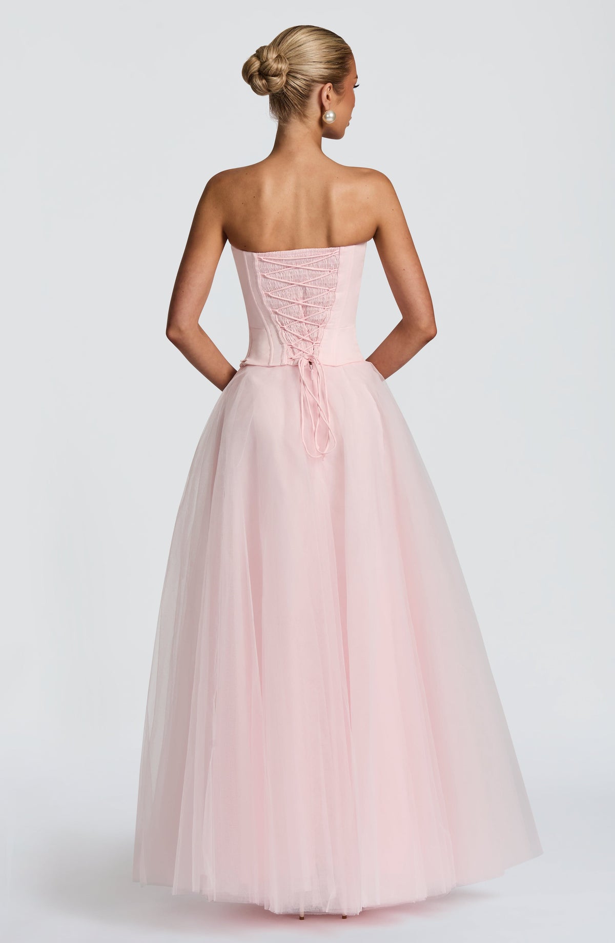 Ethelia Maxi Skirt in Blush