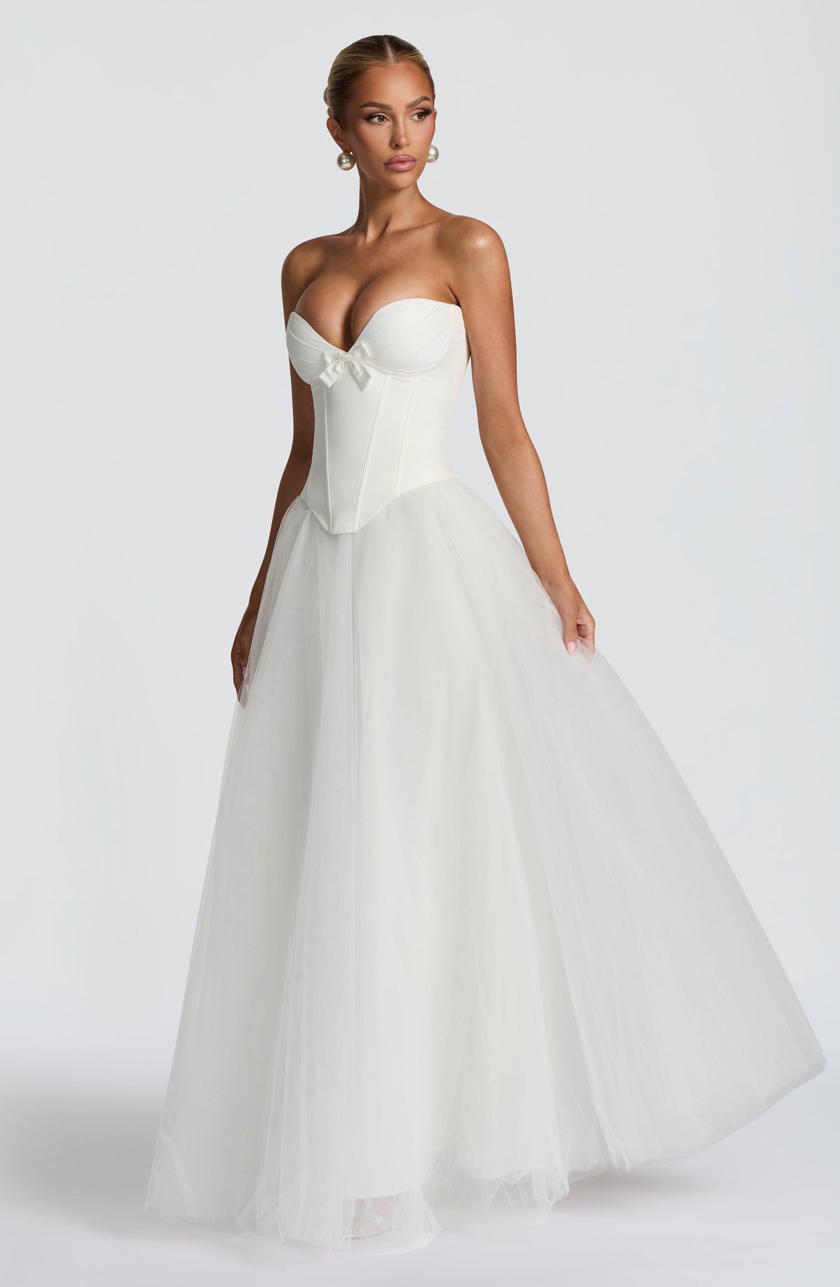 Ethelia Maxi Skirt in Ivory