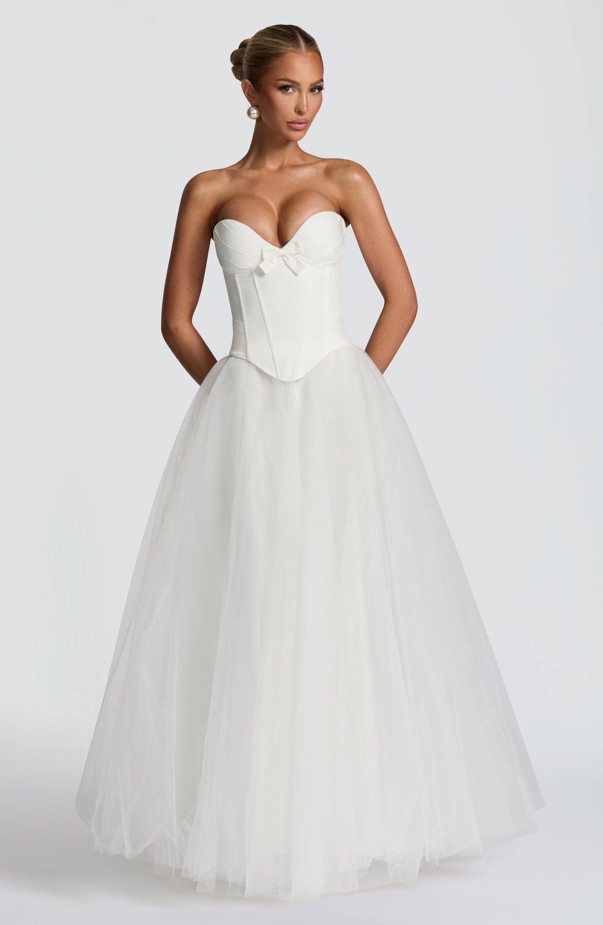 Ethelia Maxi Skirt in Ivory
