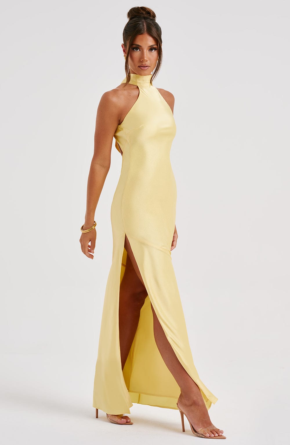 Ettara Maxi Dress in Lemon