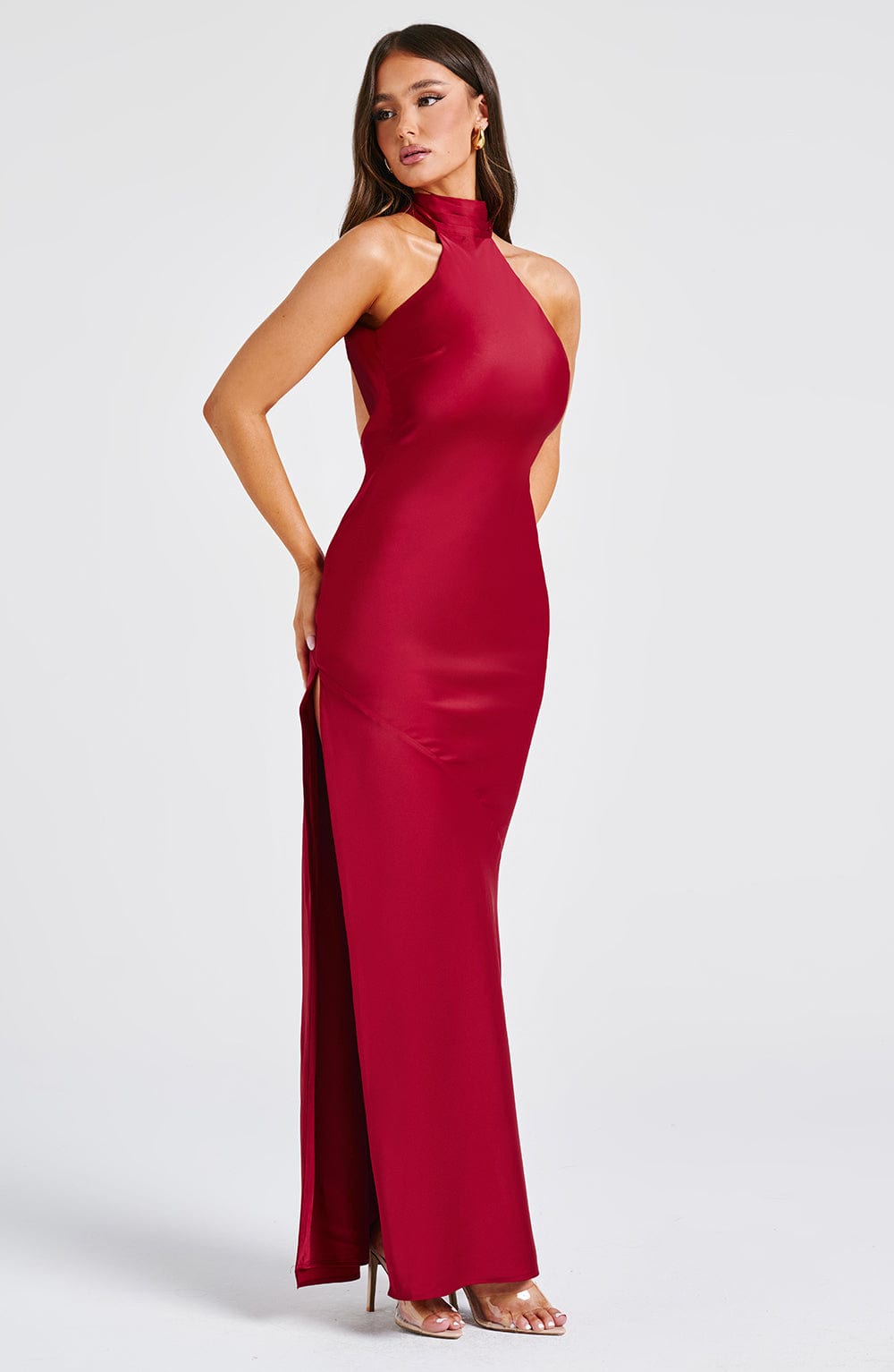 Ettara Maxi Dress in Wine
