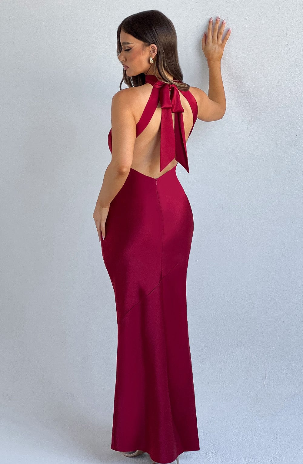 Ettara Maxi Dress in Wine