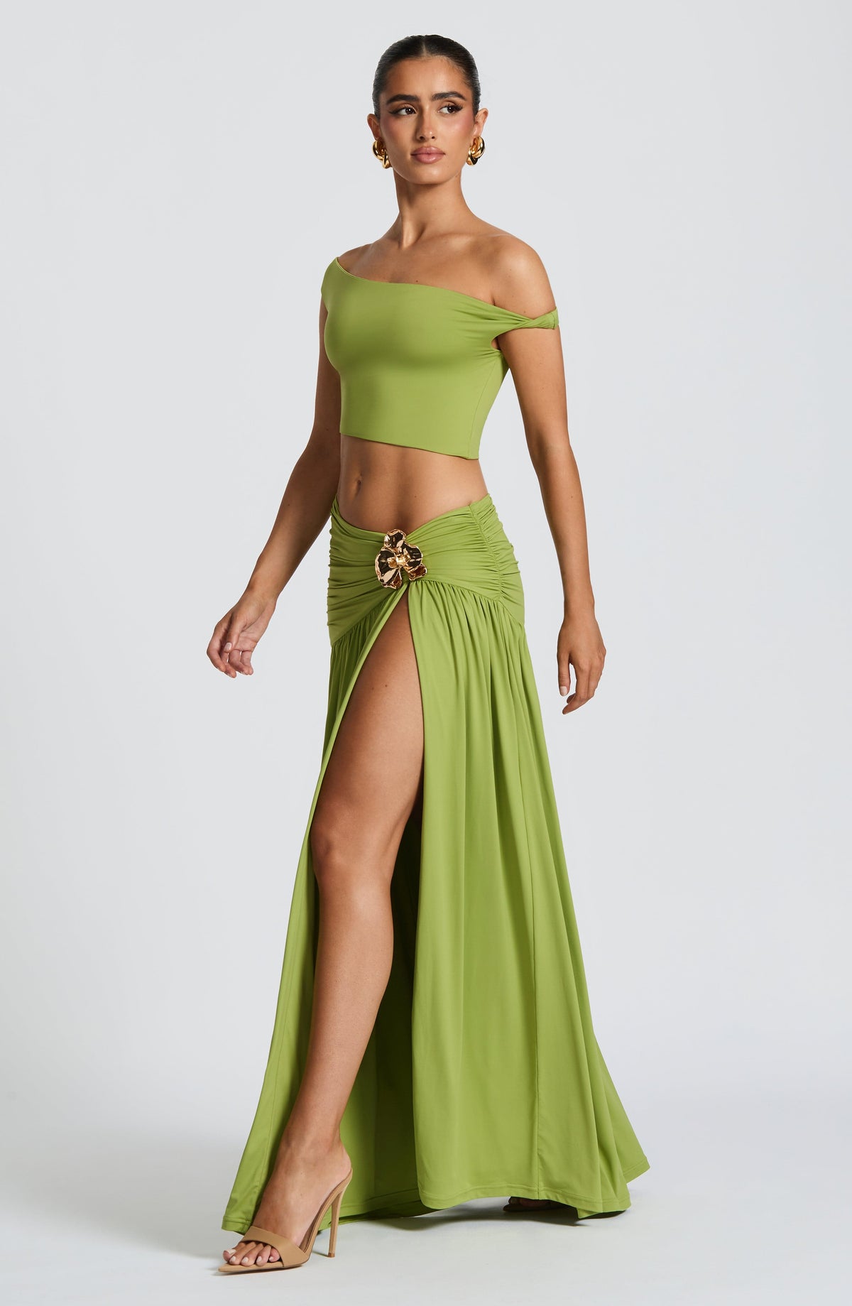 Evana Top in Olive