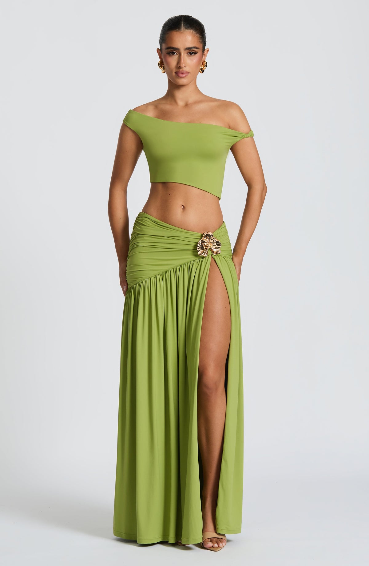 Evana Top in Olive