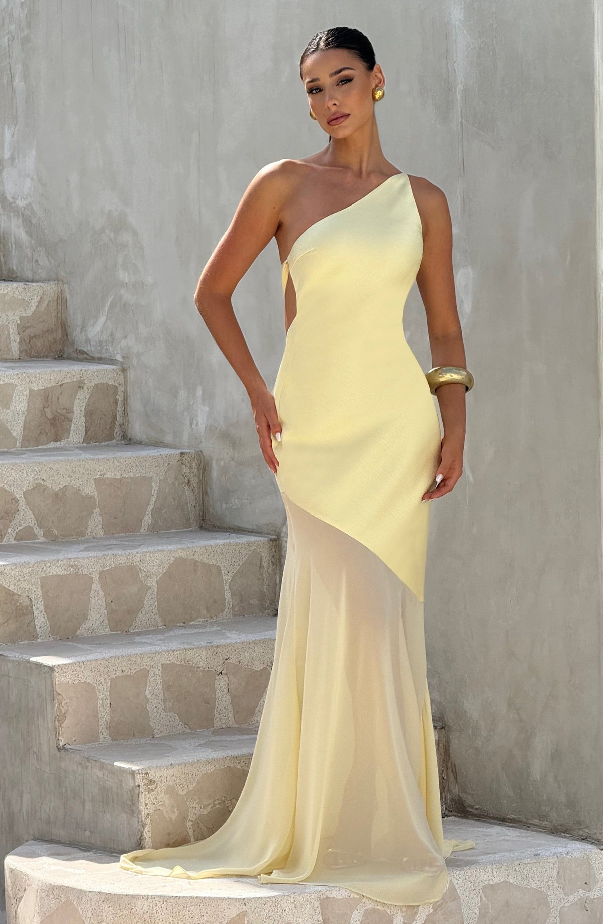 Fabelle Gown in Lemon