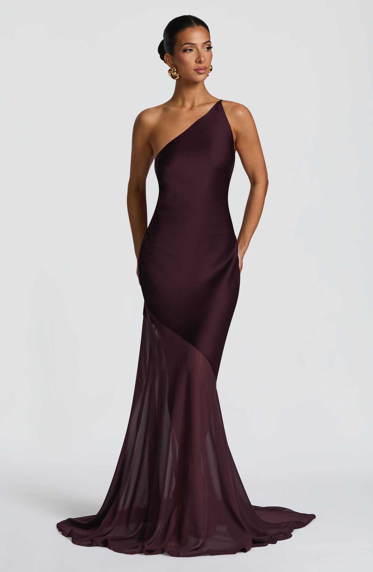 Fabelle Gown in Plum