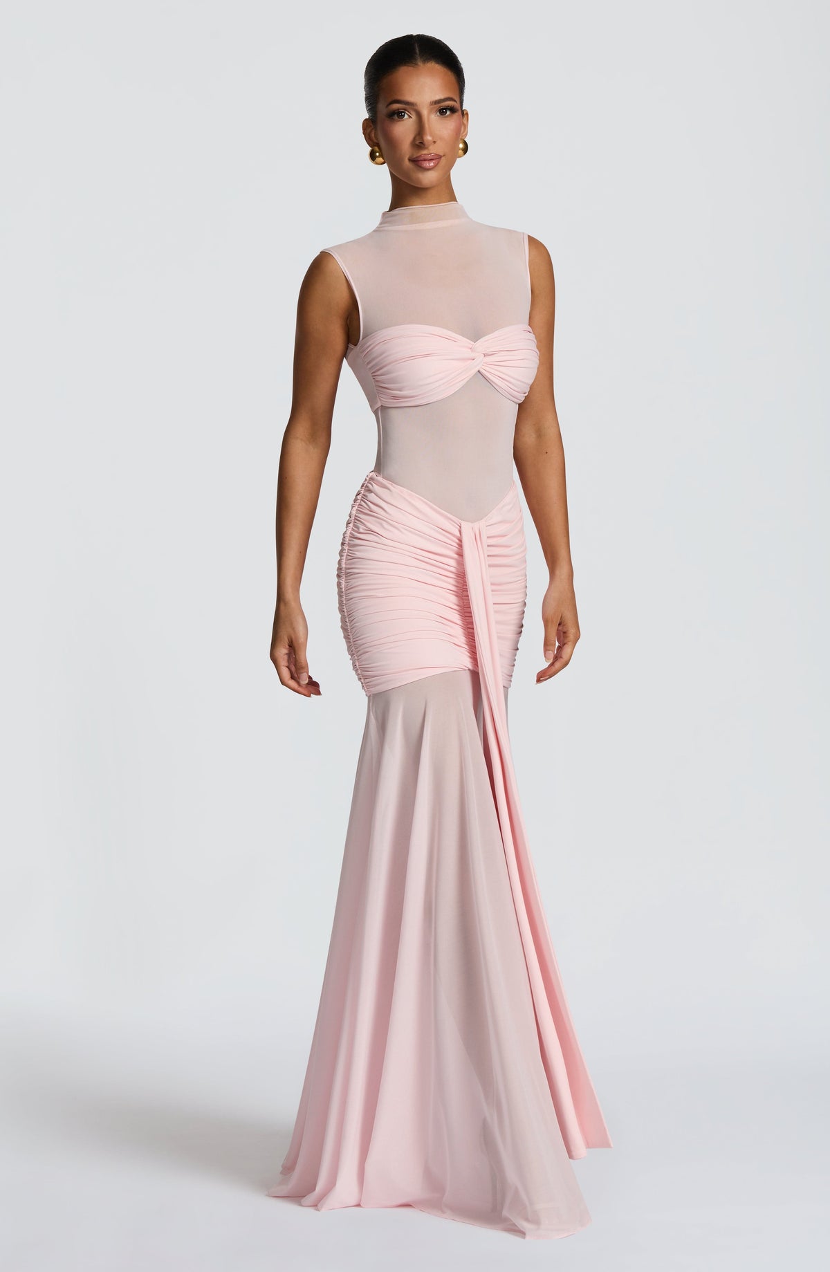 Faelyn Maxi Skirt in Blush