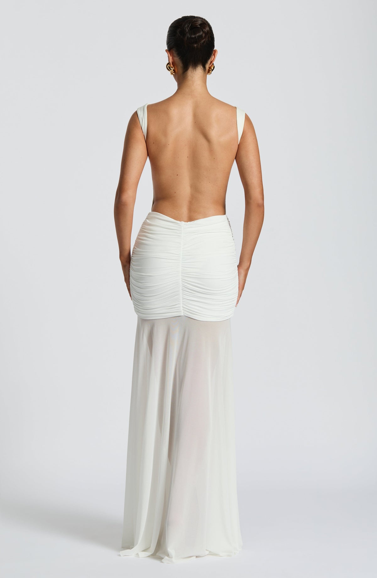 Faelyn Maxi Skirt in White
