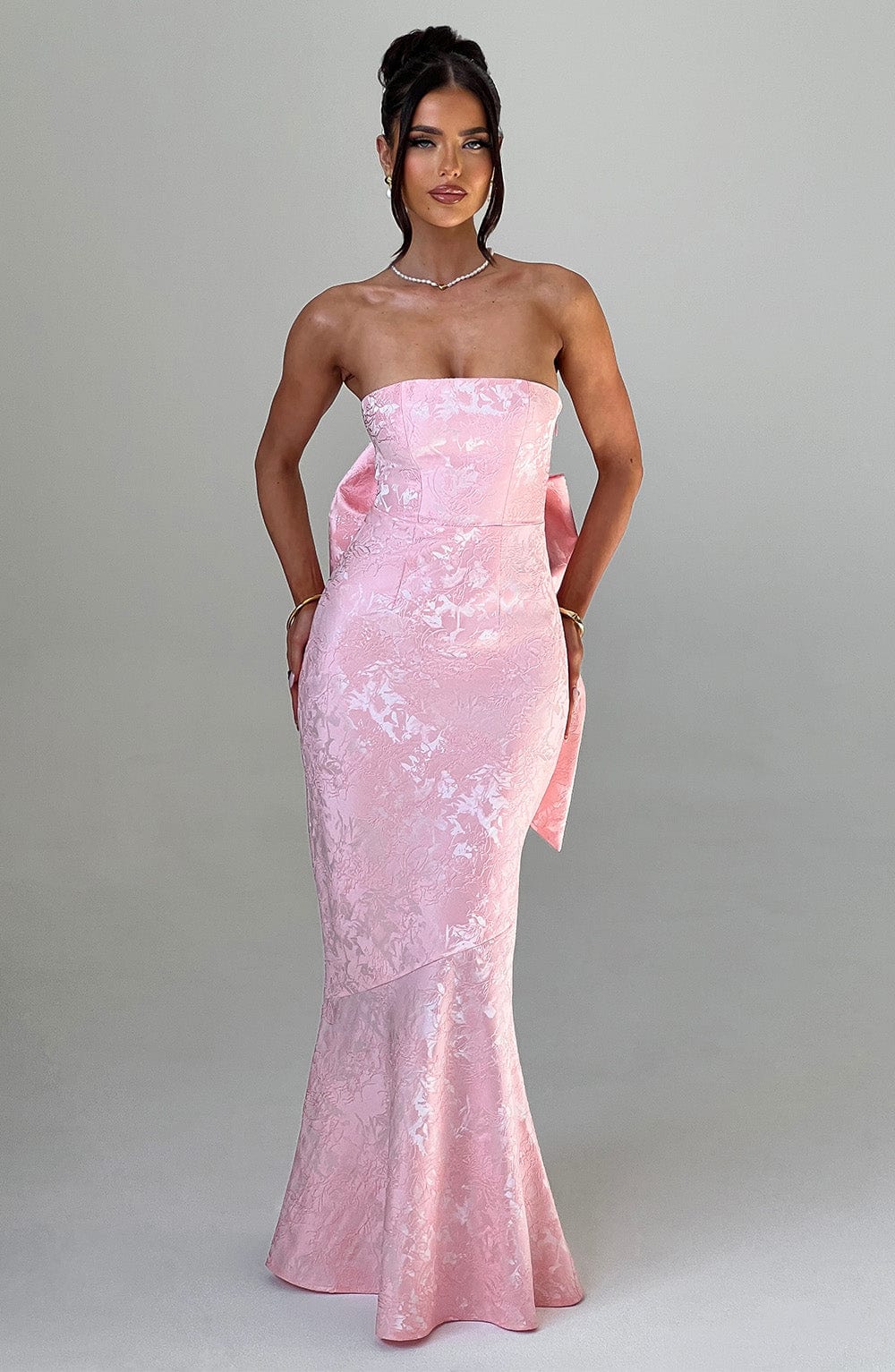 Felisia Maxi Dress in Blush