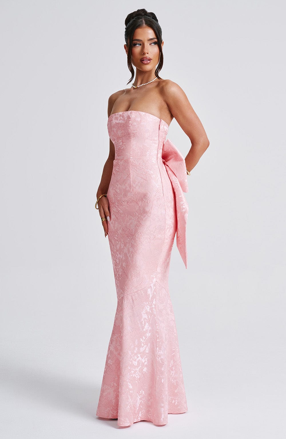 Felisia Maxi Dress in Blush