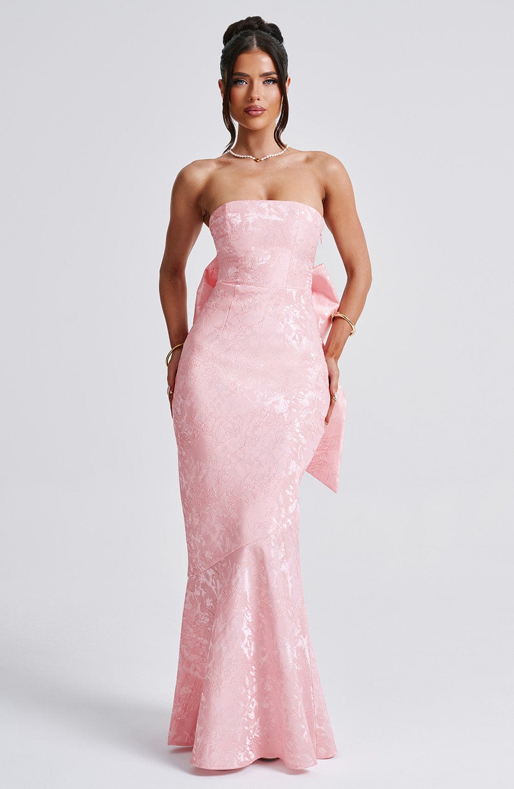 Felisia Maxi Dress in Blush