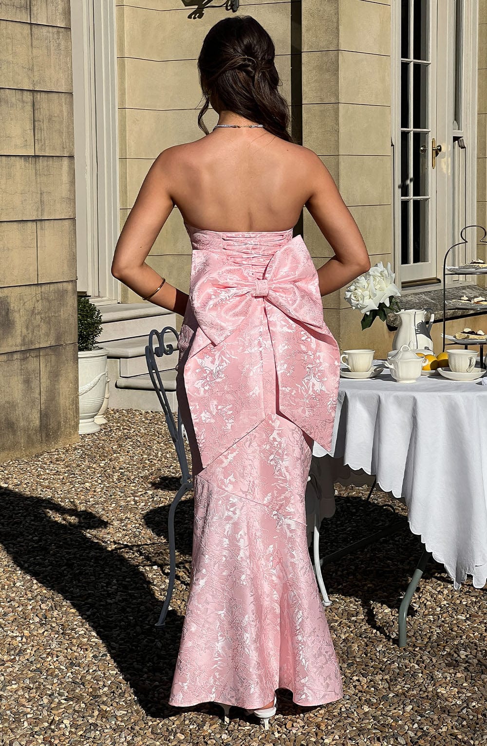 Felisia Maxi Dress in Blush