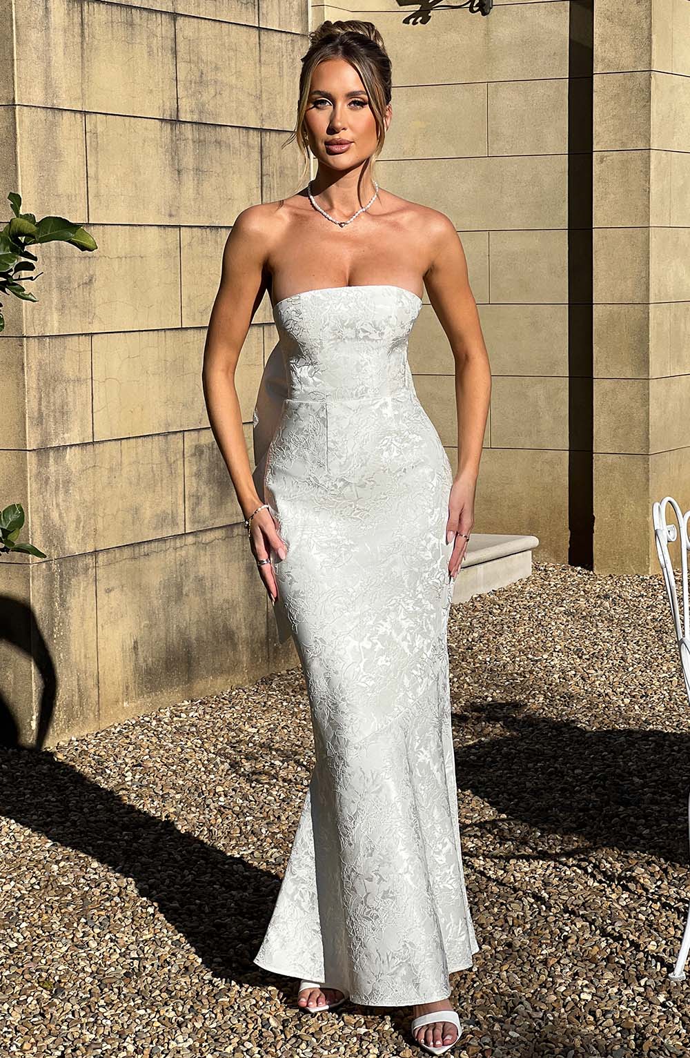 Felisia Maxi Dress in Ivory