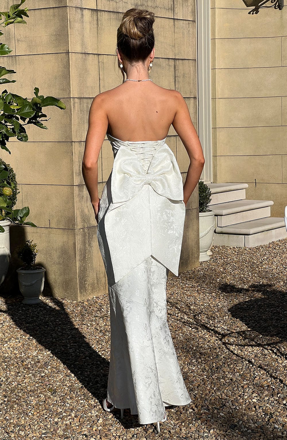 Felisia Maxi Dress in Ivory