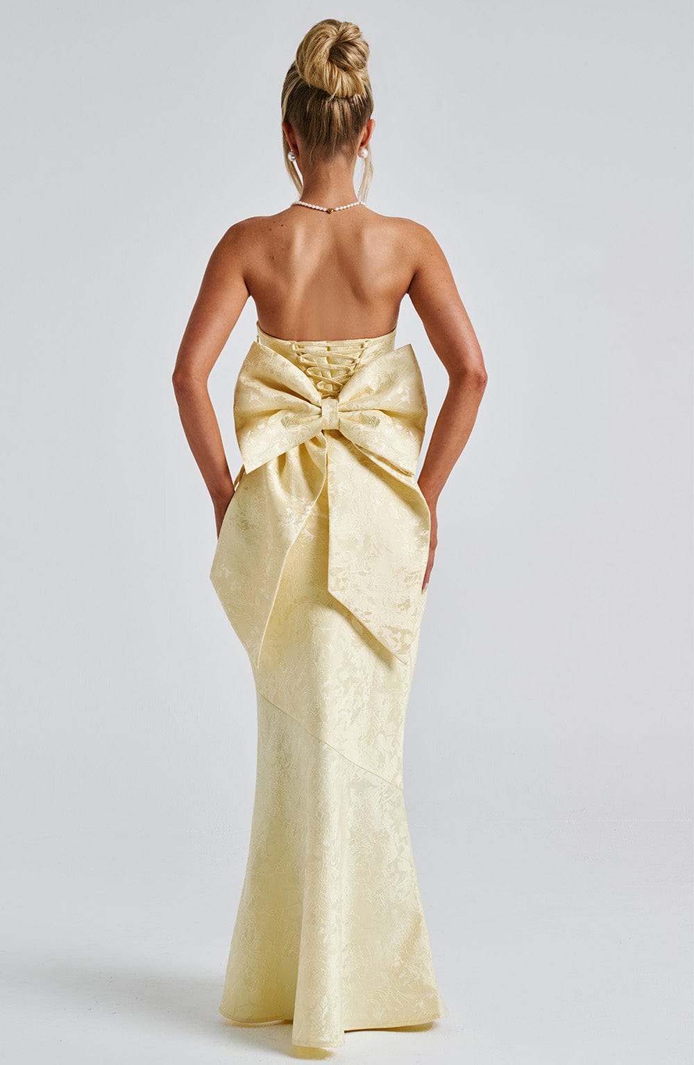 Felisia Maxi Dress in Lemon