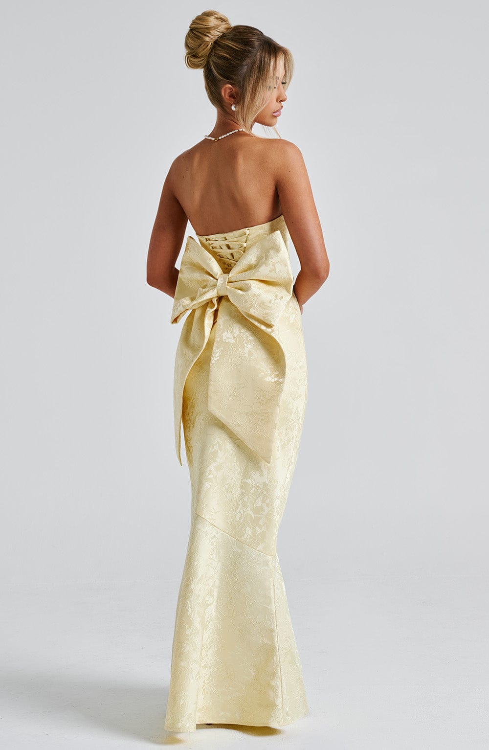 Felisia Maxi Dress in Lemon