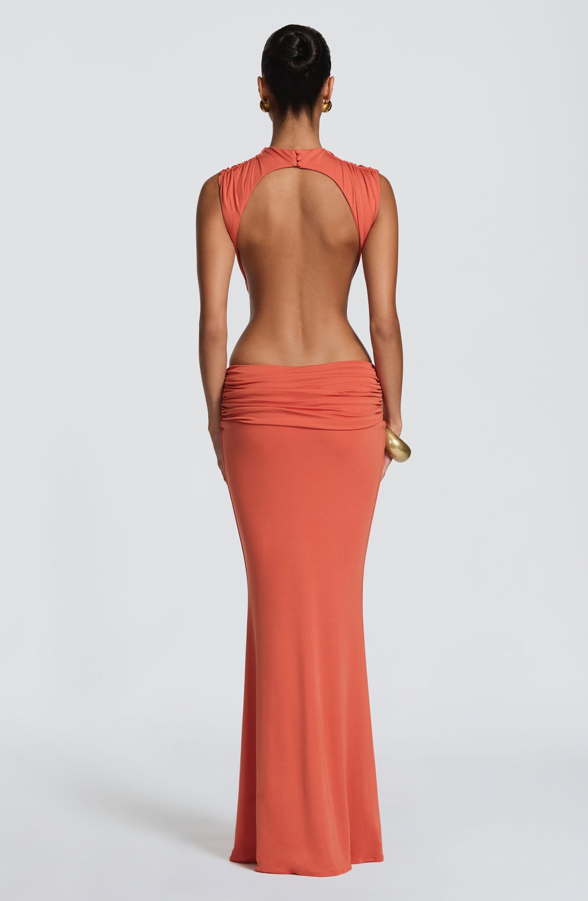Fenwyn Maxi Dress in Burnt Orange