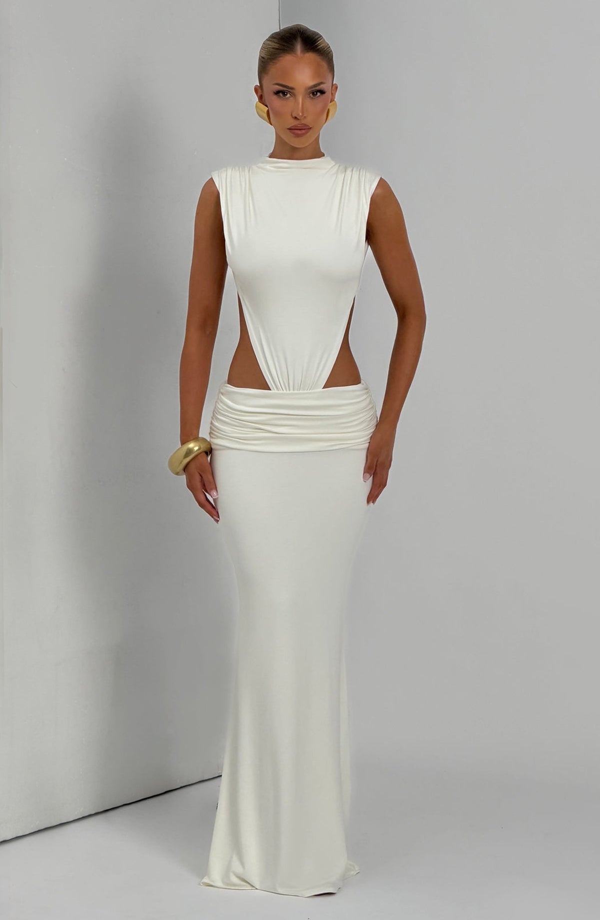 Fenwyn Maxi Dress in Ivory