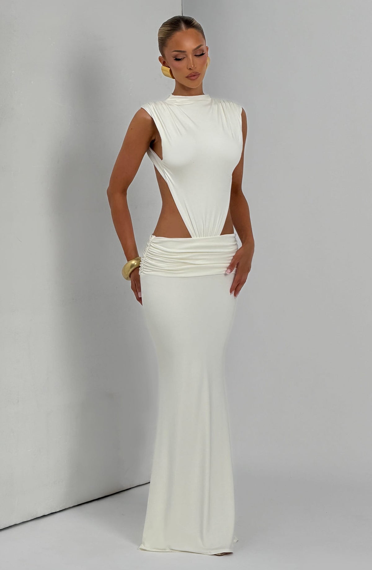 Fenwyn Maxi Dress in Ivory