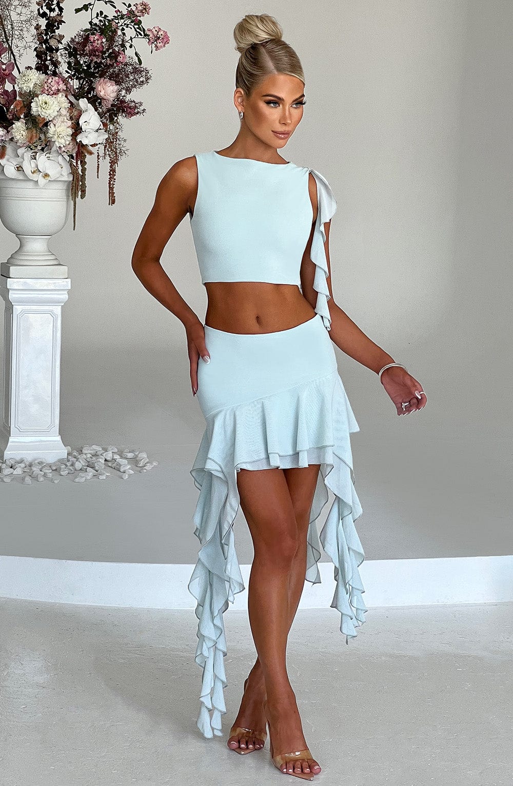 Fernelle Mini Skirt in Mint