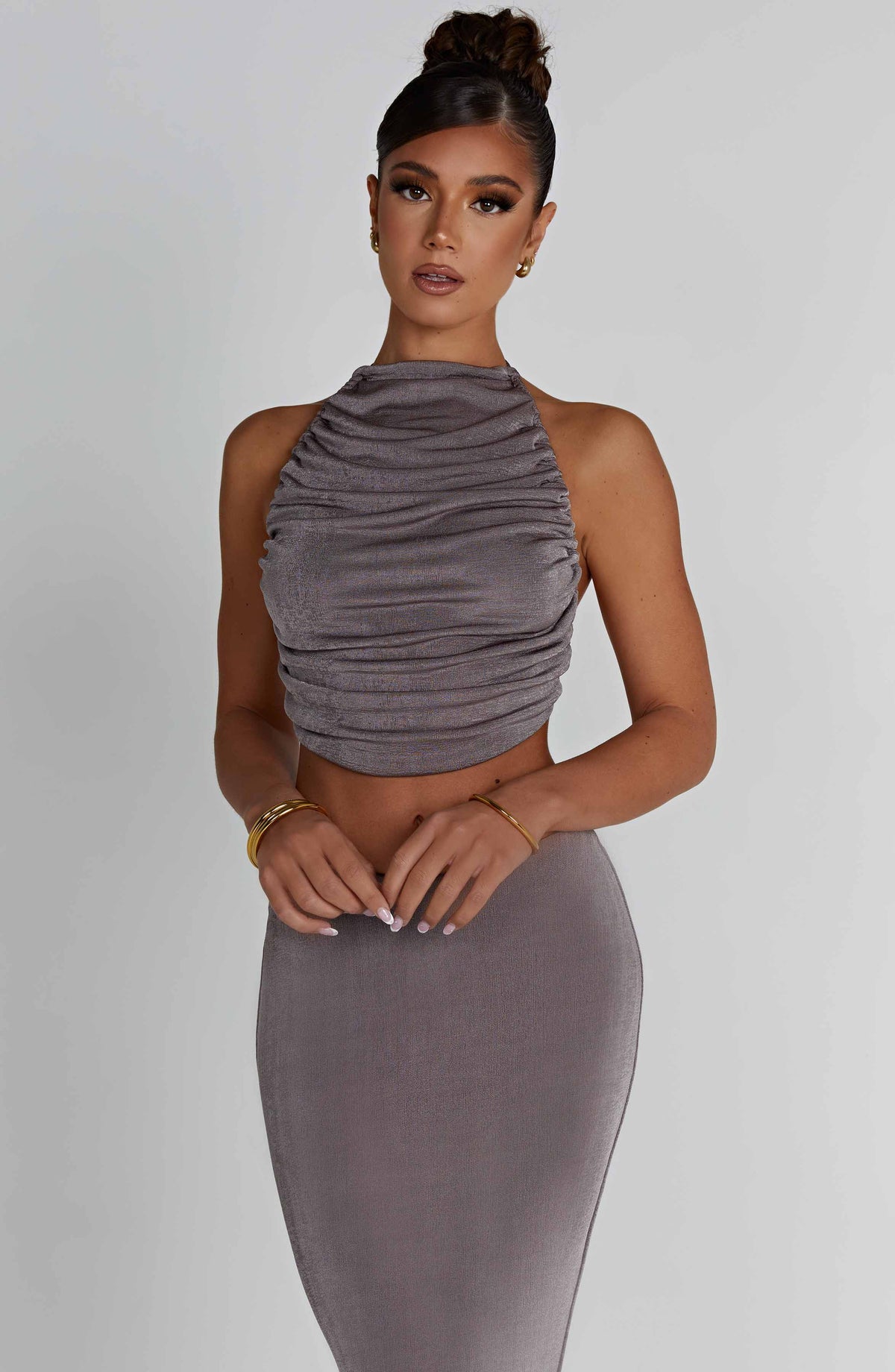 Fifianne Top in Charcoal