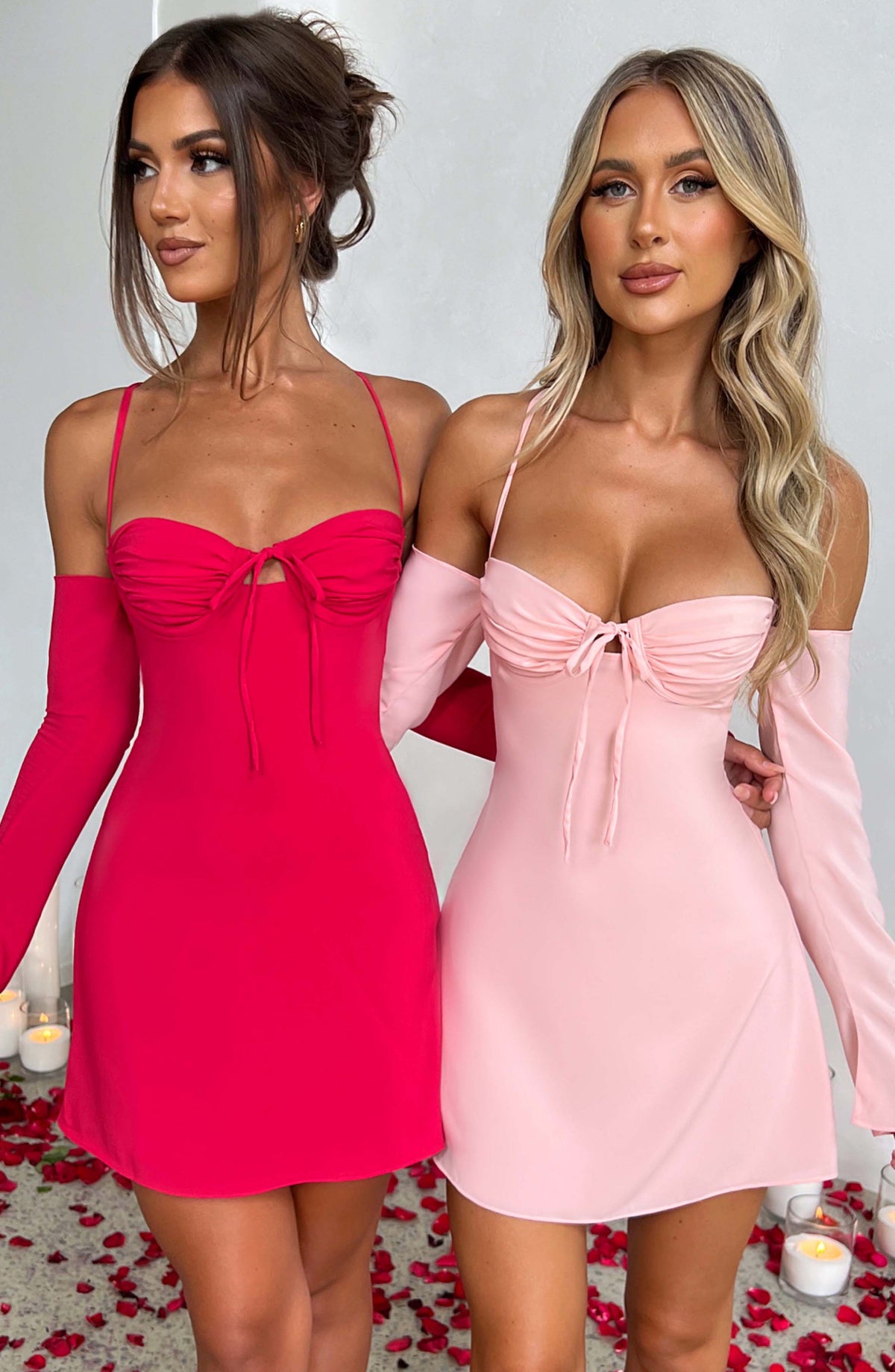 Fionelle Mini Dress in Blush
