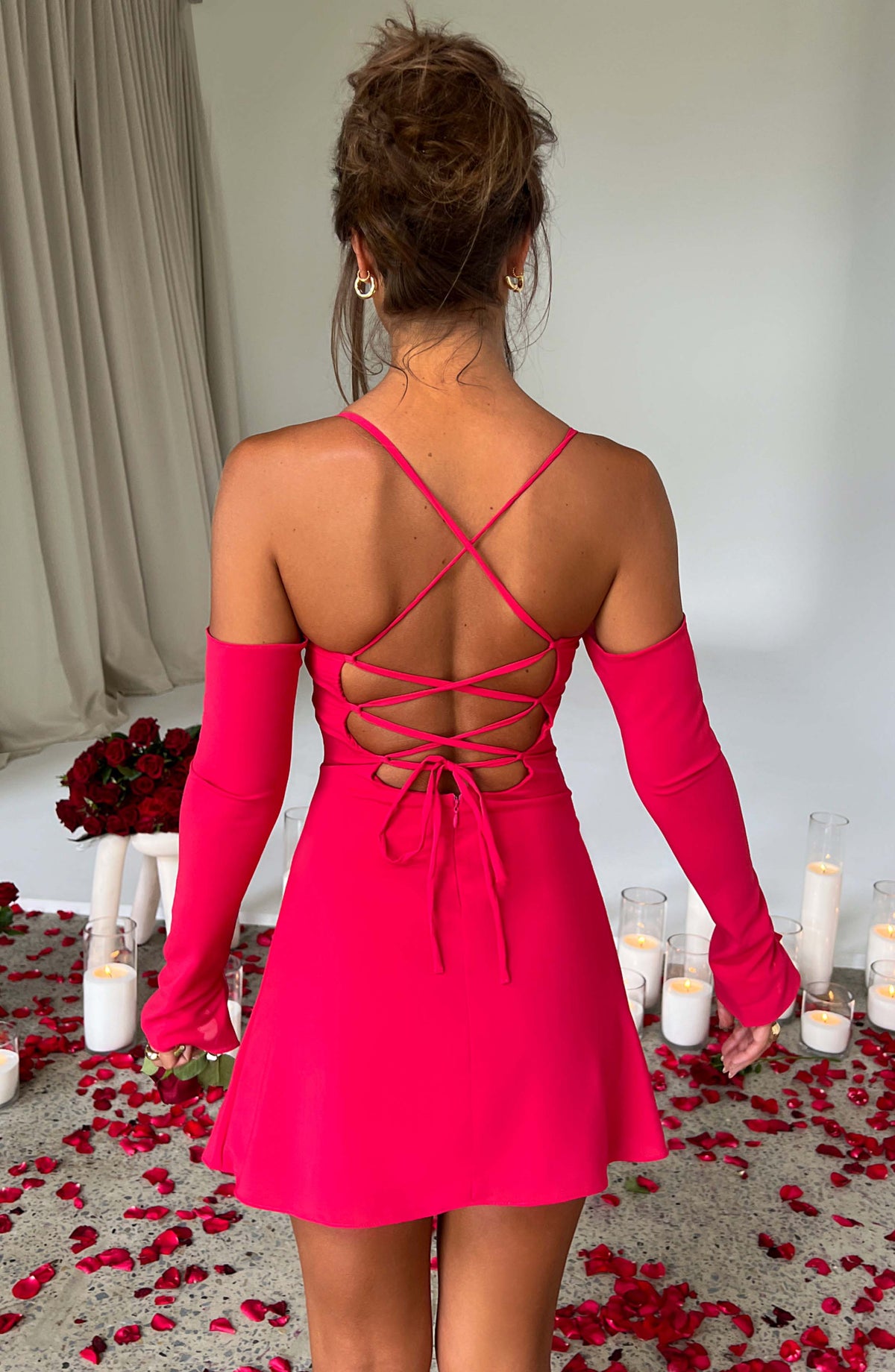Fionelle Mini Dress in Pink