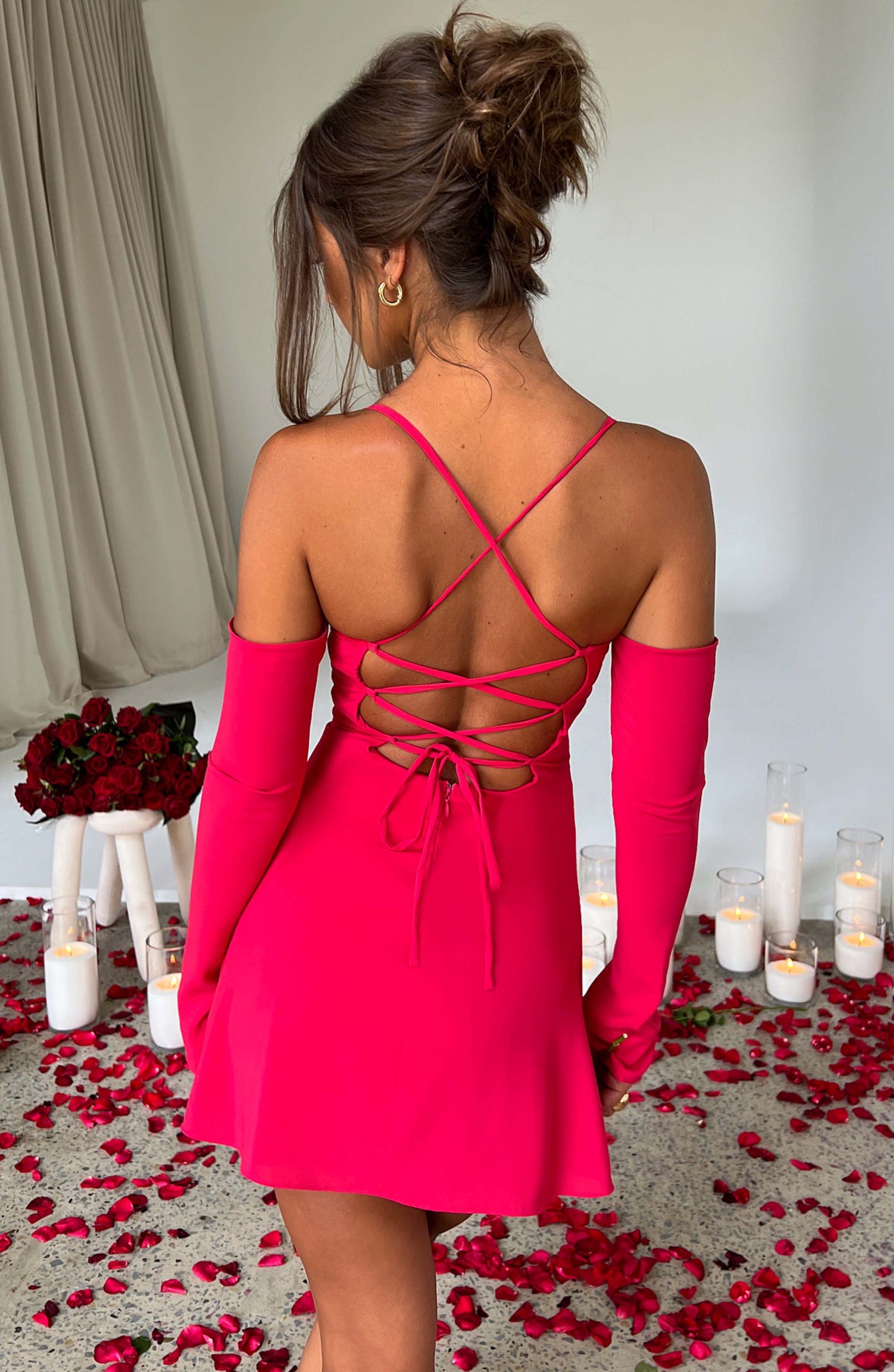 Fionelle Mini Dress in Pink