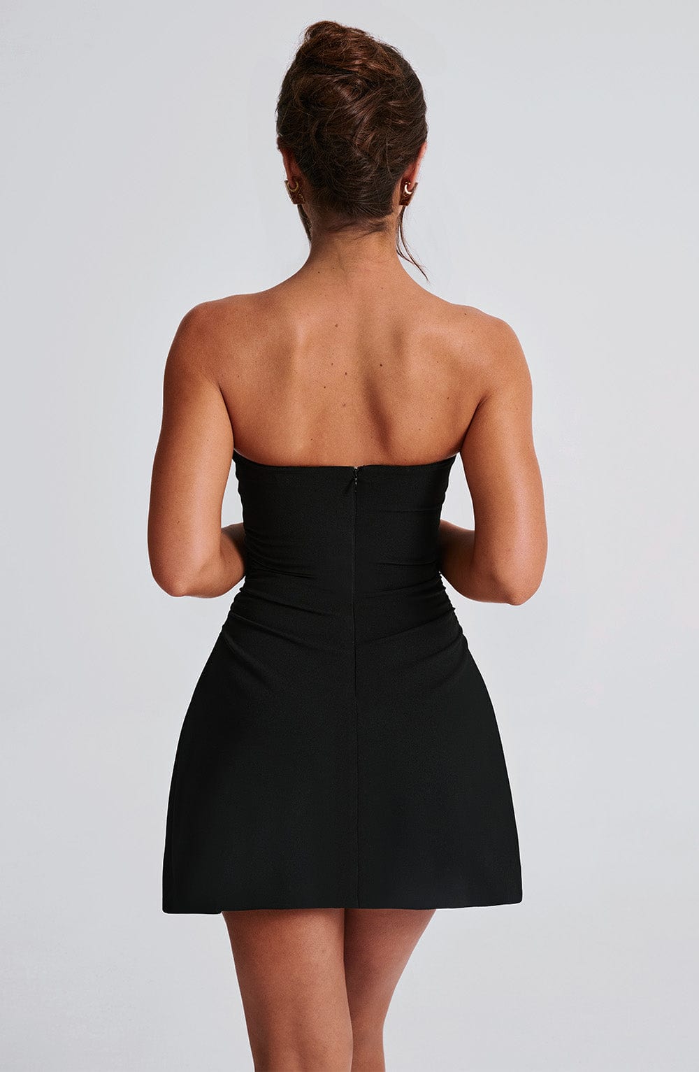 Fleurette Mini Dress in Black