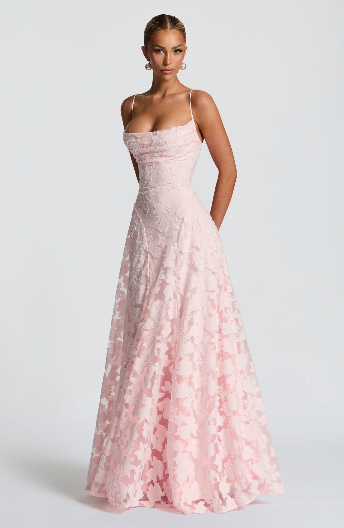 Francine Maxi Dress in Blush