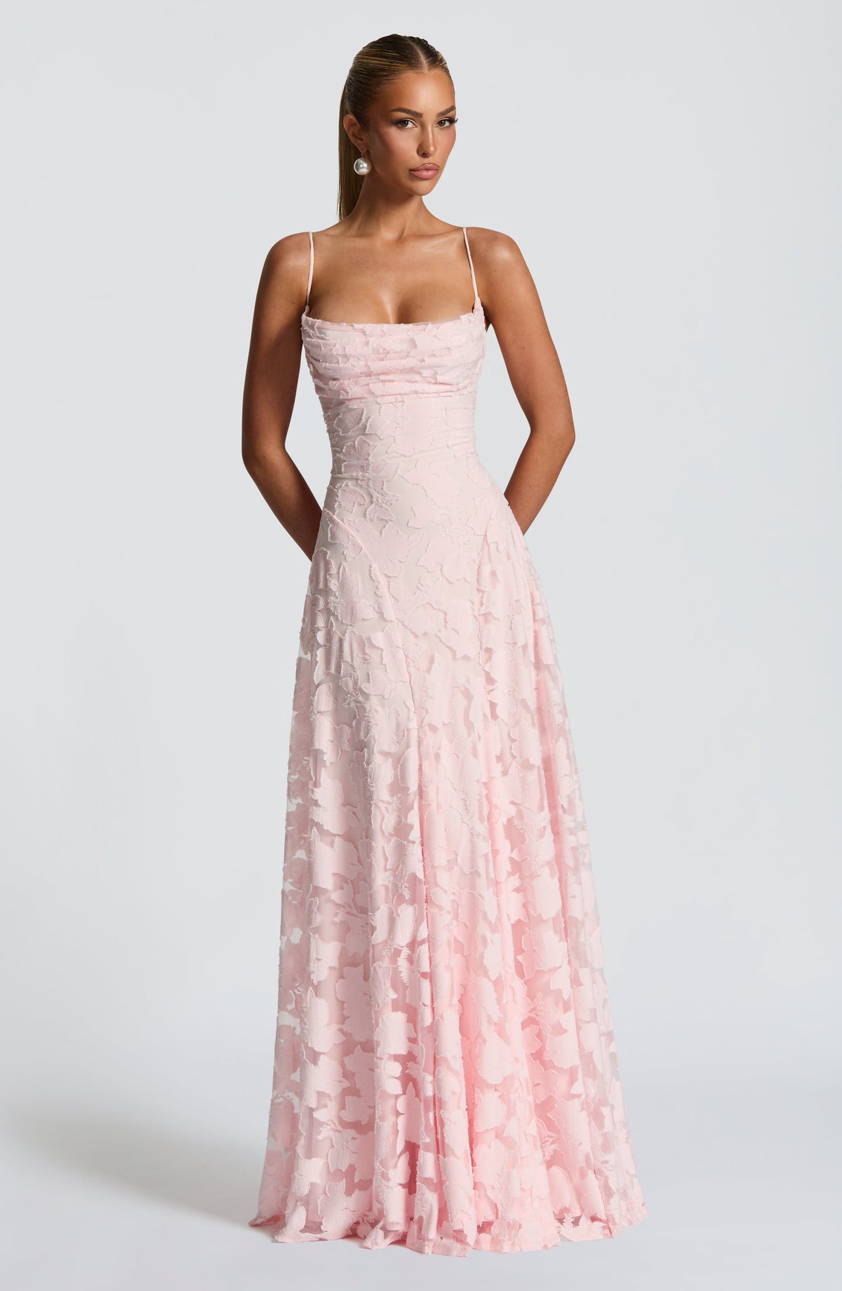 Francine Maxi Dress in Blush