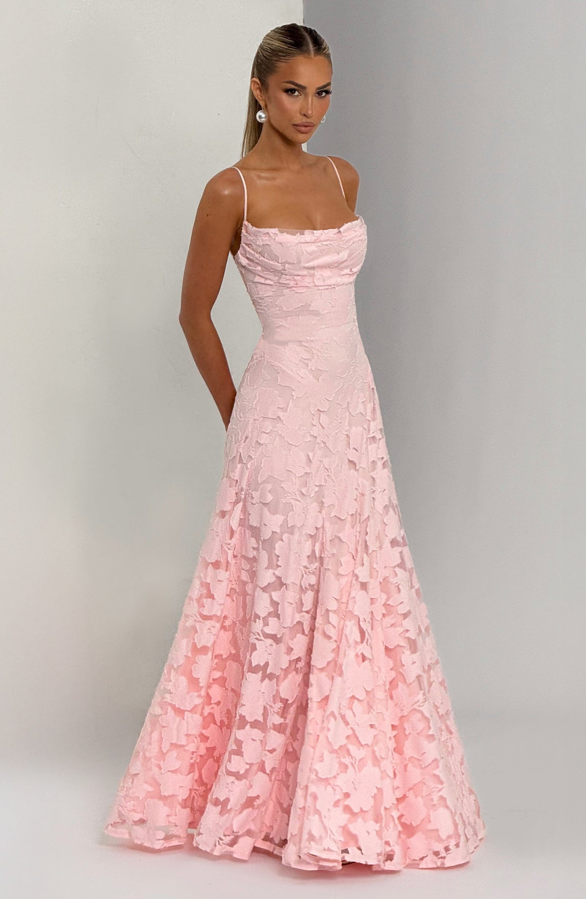 Francine Maxi Dress in Blush