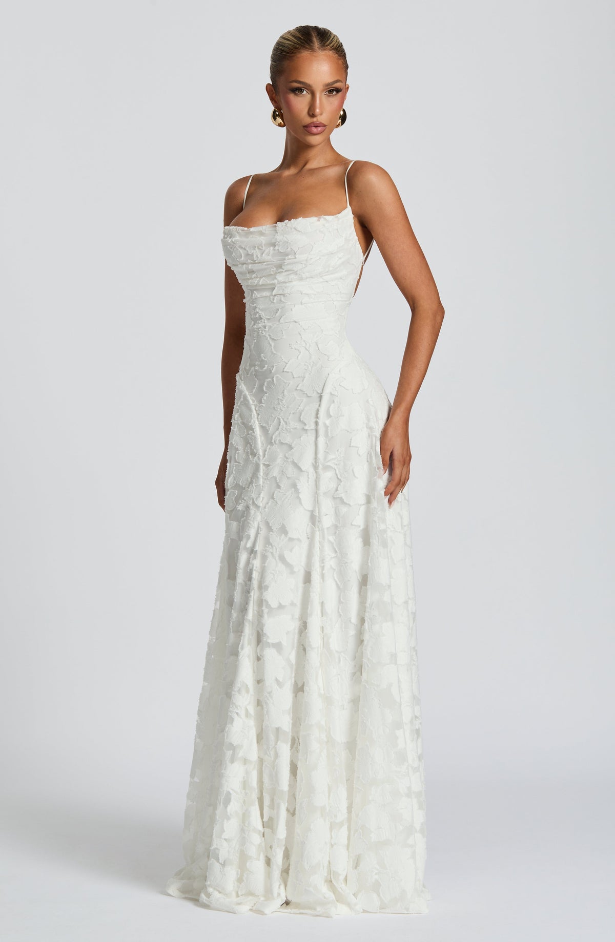 Francine Maxi Dress in Ivory