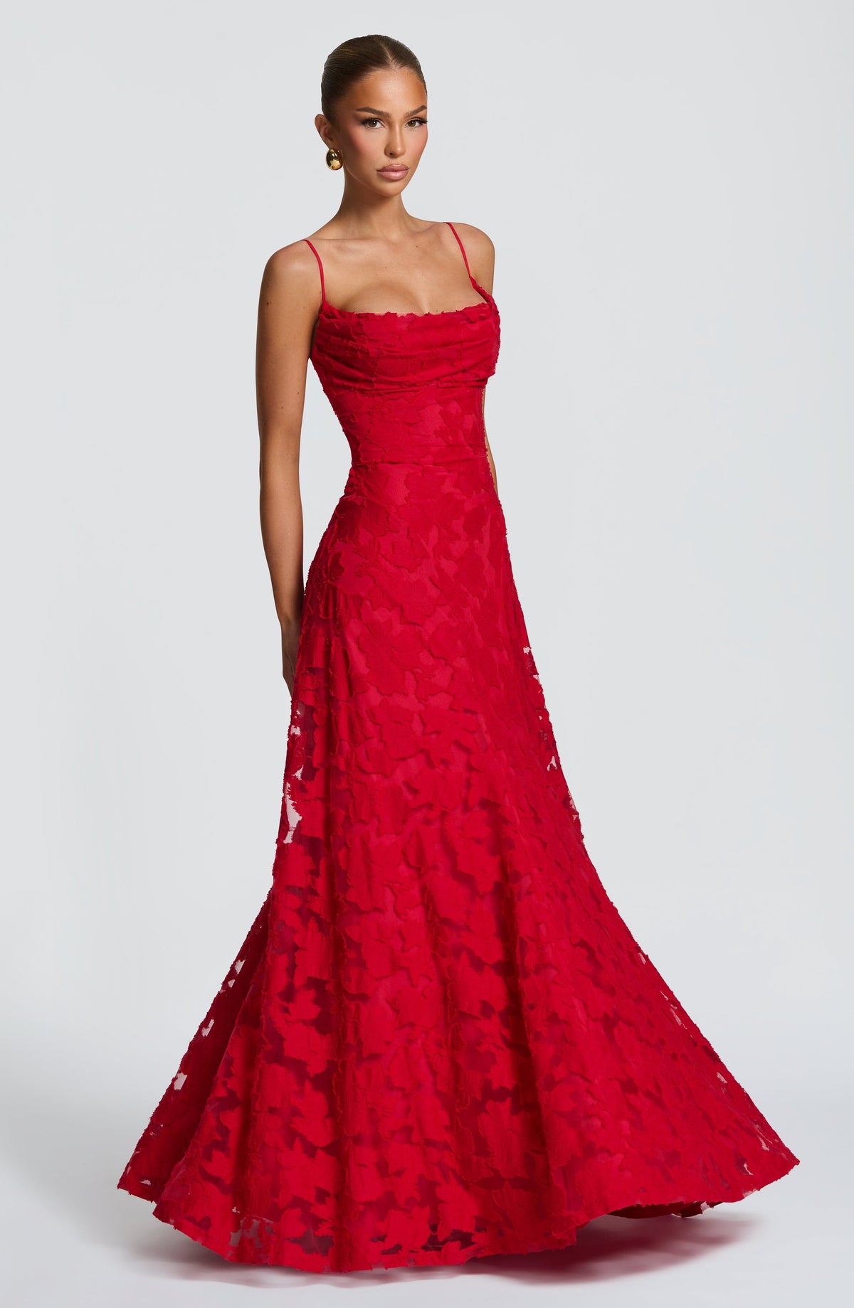 Francine Maxi Dress in Red
