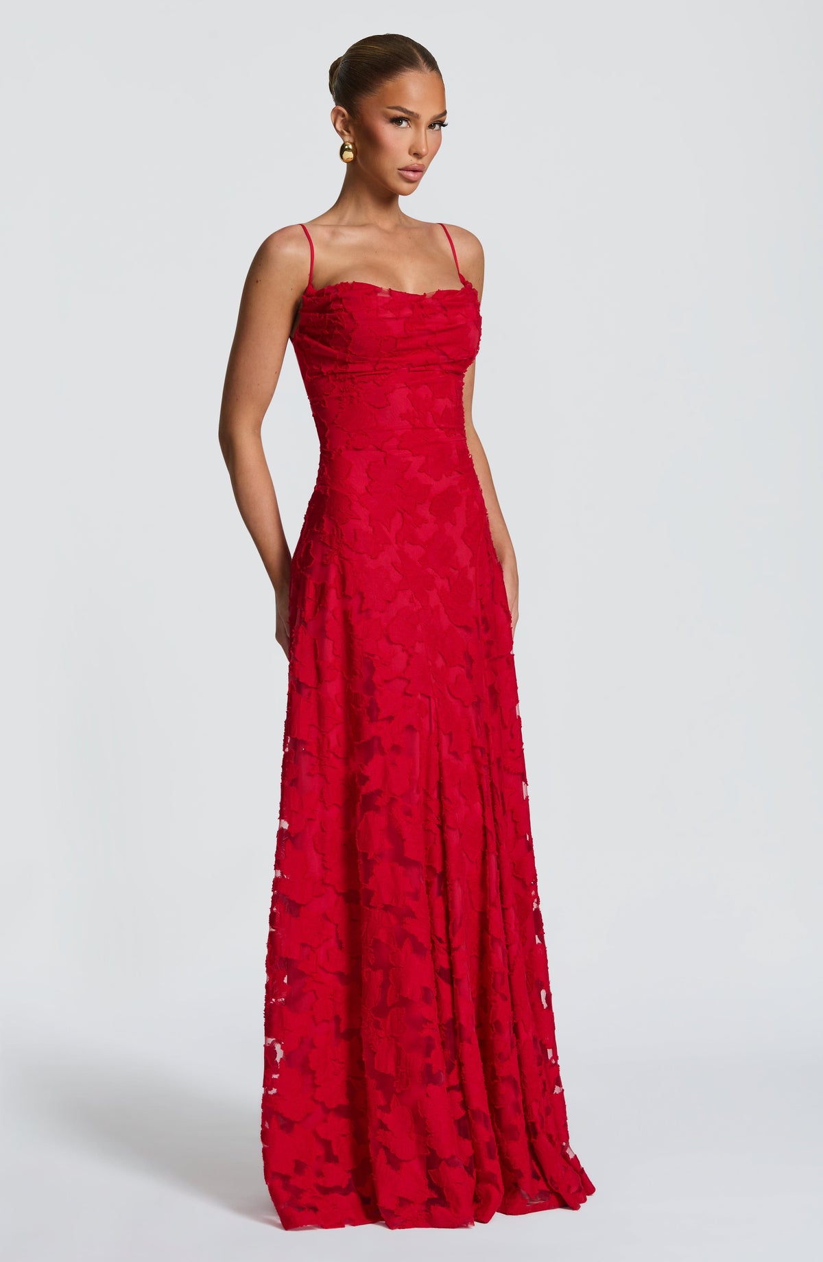 Francine Maxi Dress in Red