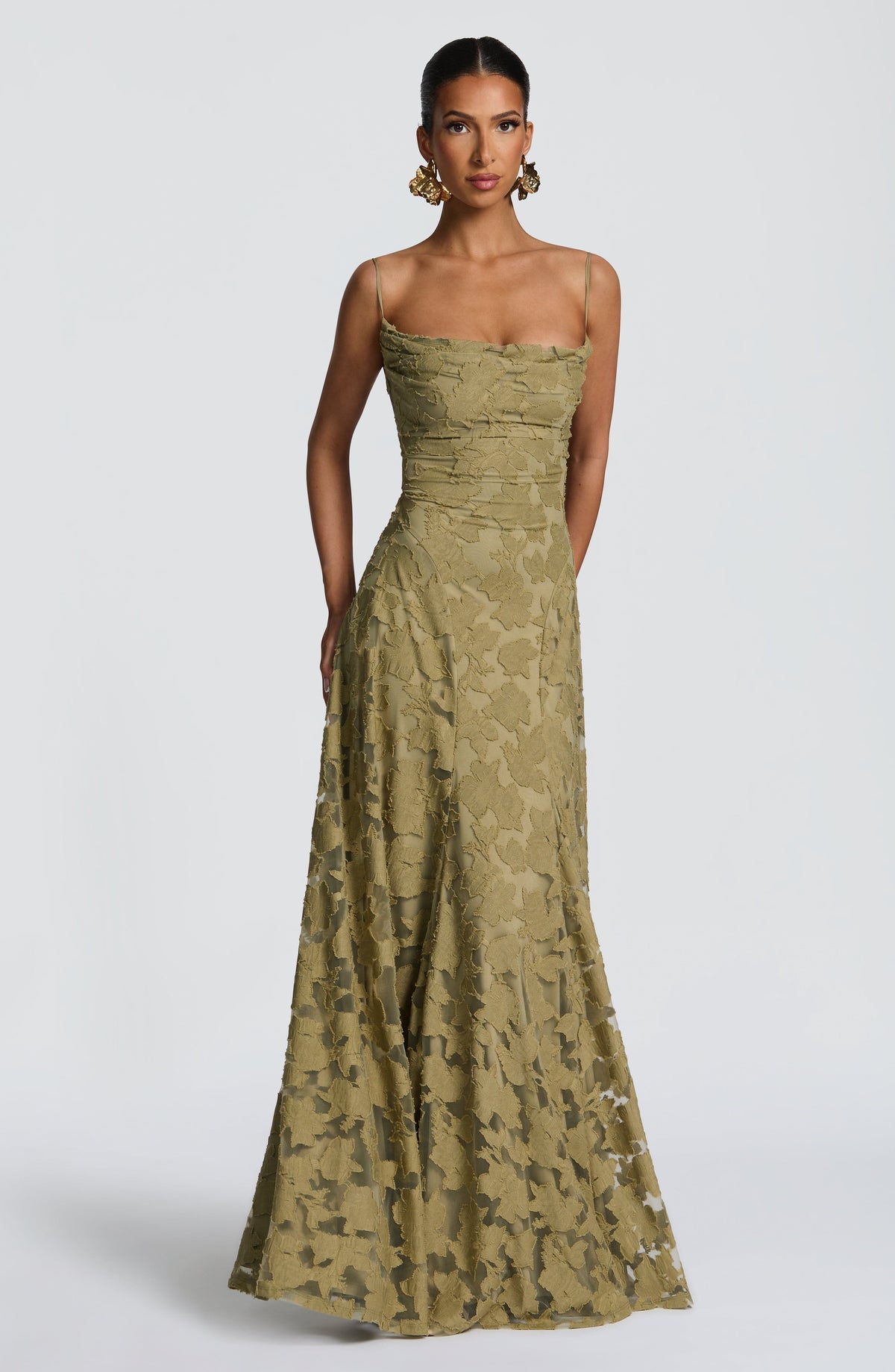 Francine Maxi Dress in Sage