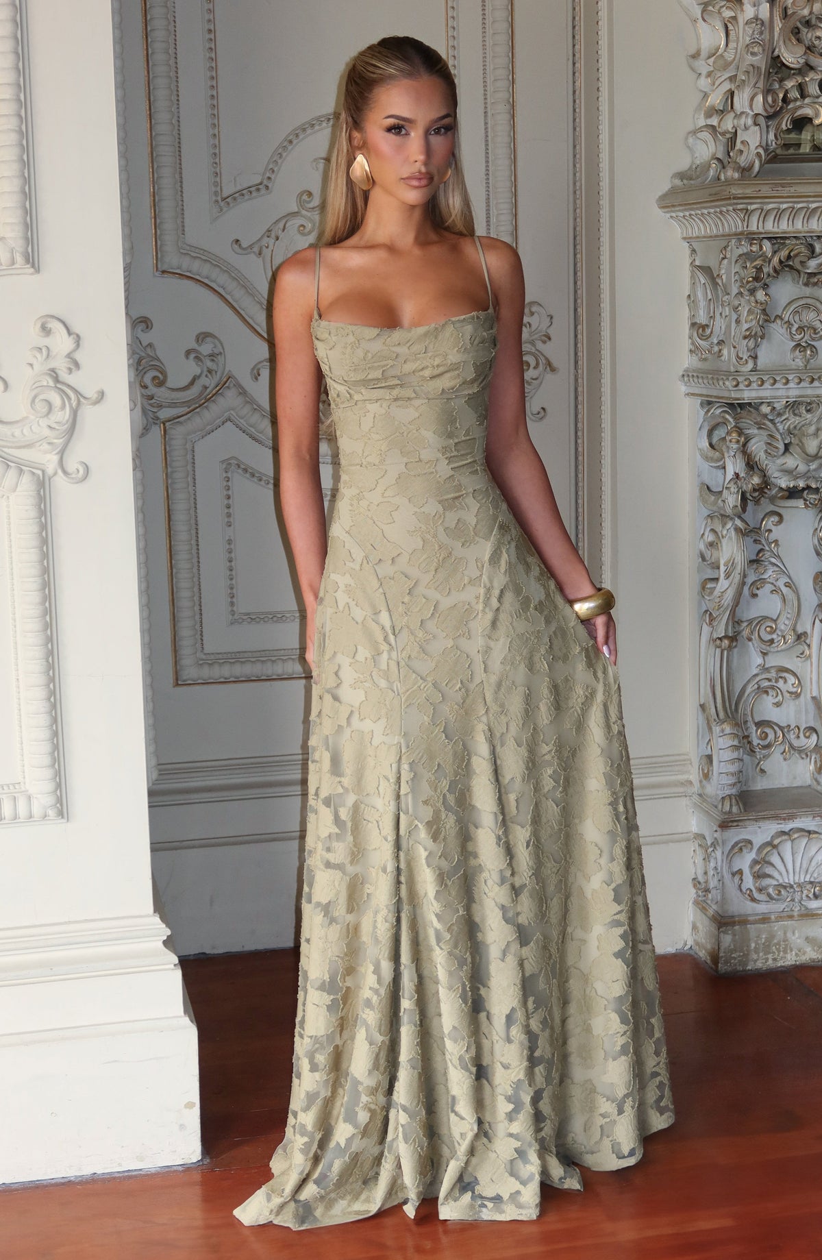 Francine Maxi Dress in Sage