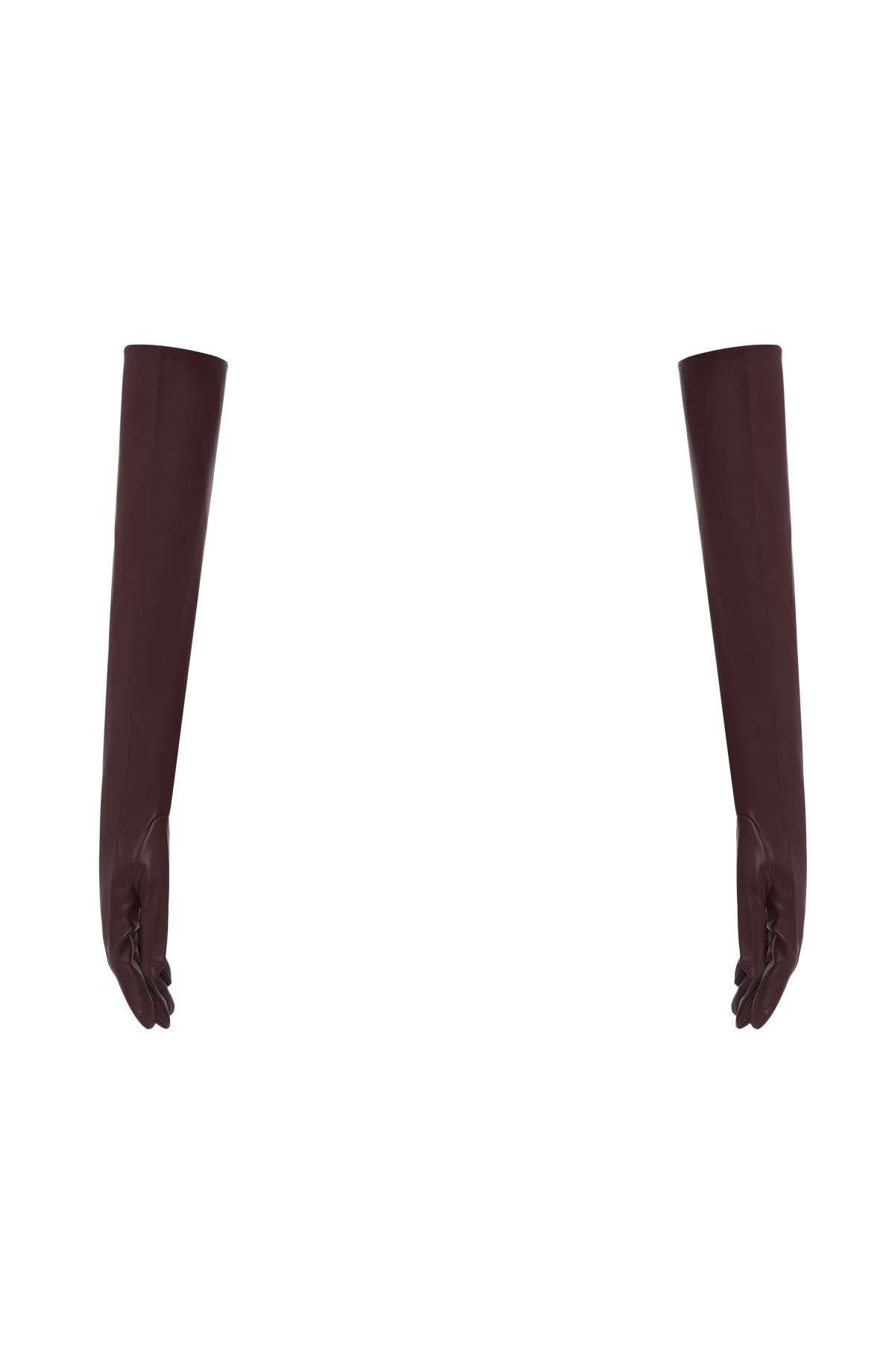 Frannie Gloves in Plum Brown