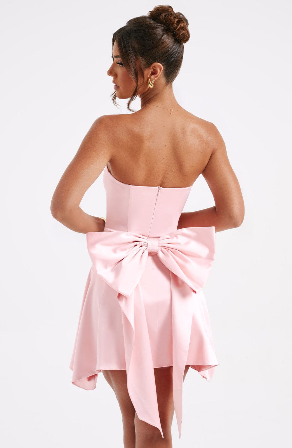 Freyja Mini Dress in Blush
