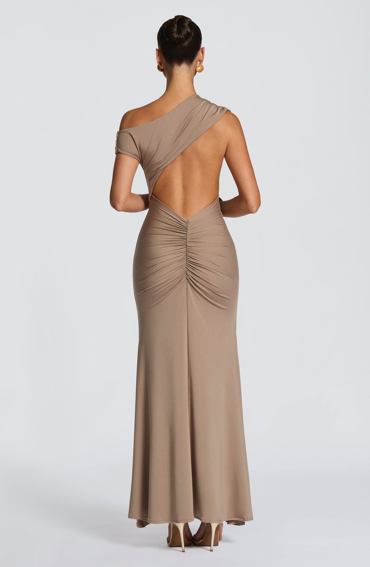 Fyora Maxi Dress in Stone