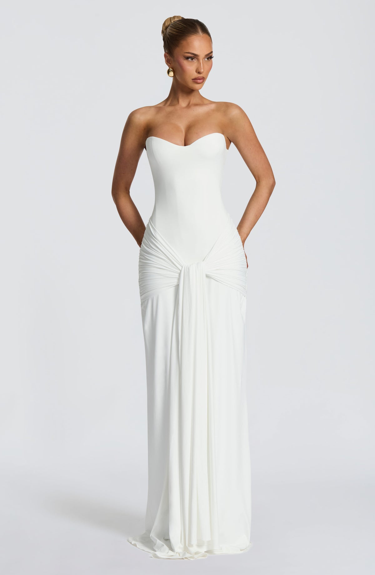 Giana Maxi Dress in Ivory