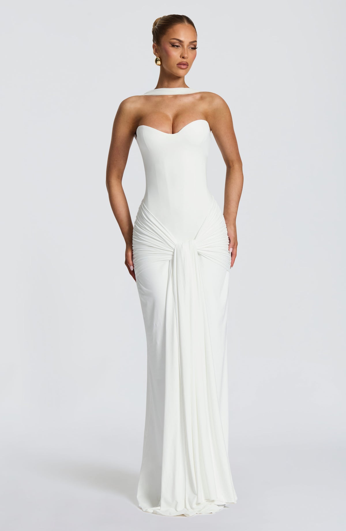 Giana Maxi Dress in Ivory