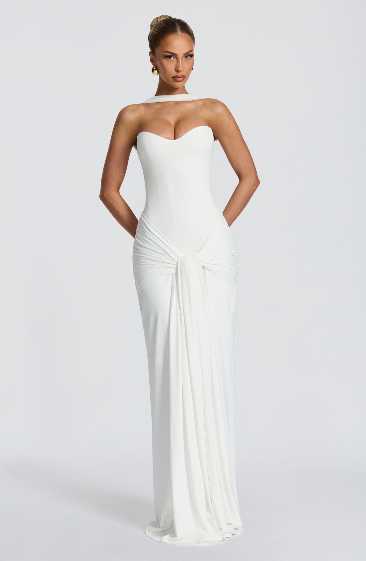 Giana Maxi Dress in Ivory