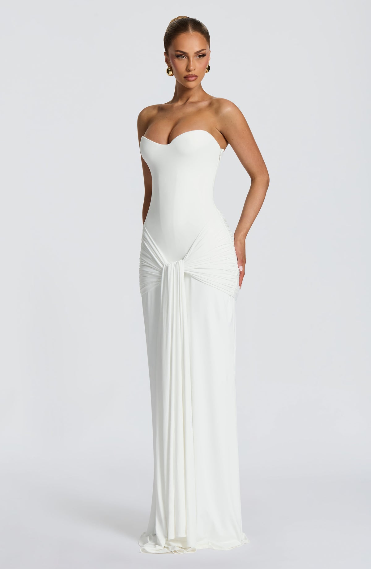 Giana Maxi Dress in Ivory