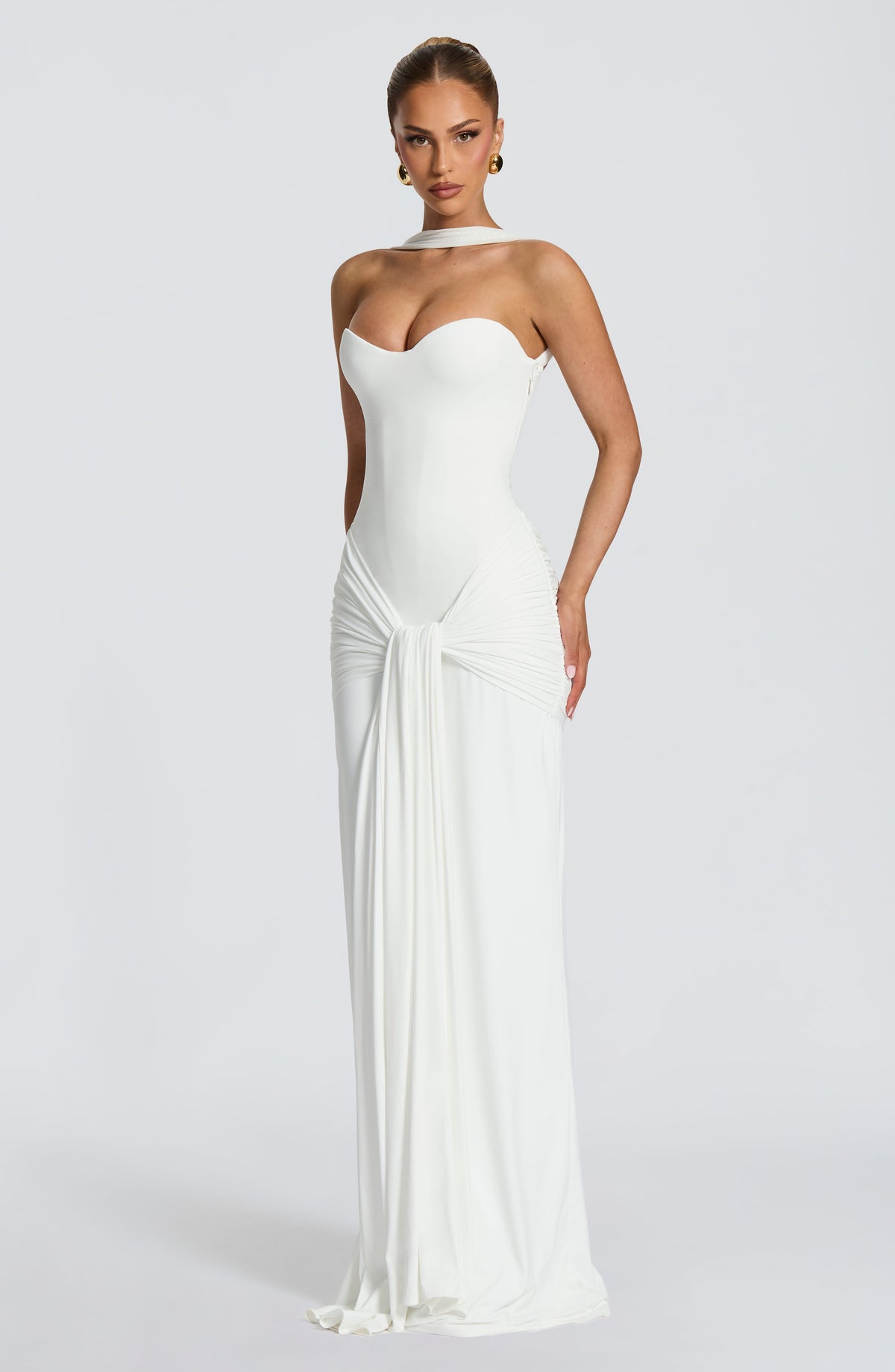 Giana Maxi Dress in Ivory